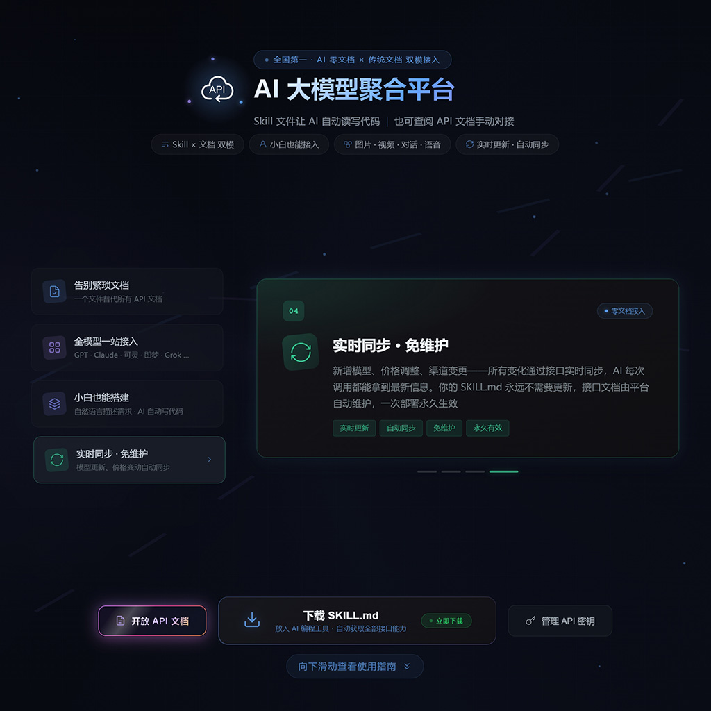 菁选灵创API聚合接口平台